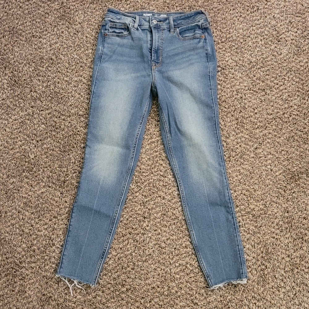 Old Navy Size 4P Extra High Rise Rock Star Super Skinny Jeans